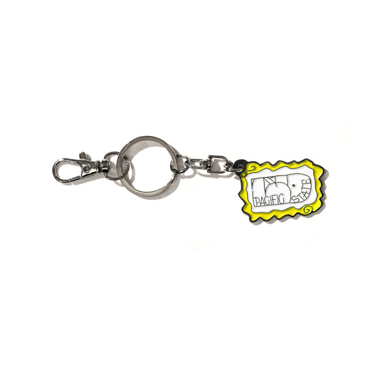 ZO ENAMEL KEYCHAIN YELLOW